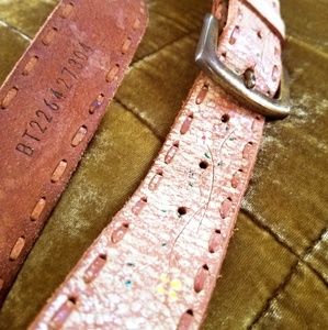 Vintage Leather Fossil Belt